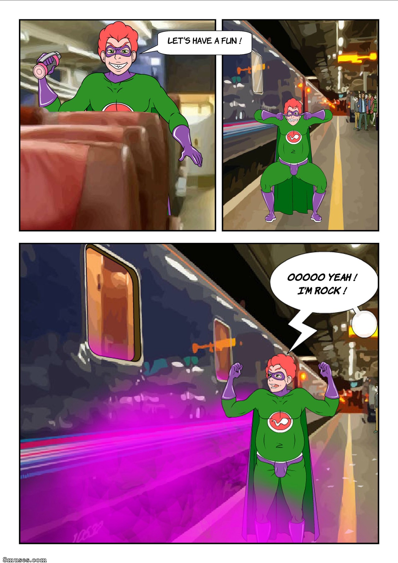 Meet N Fuck - Super Heroine Hjinks - Page 13