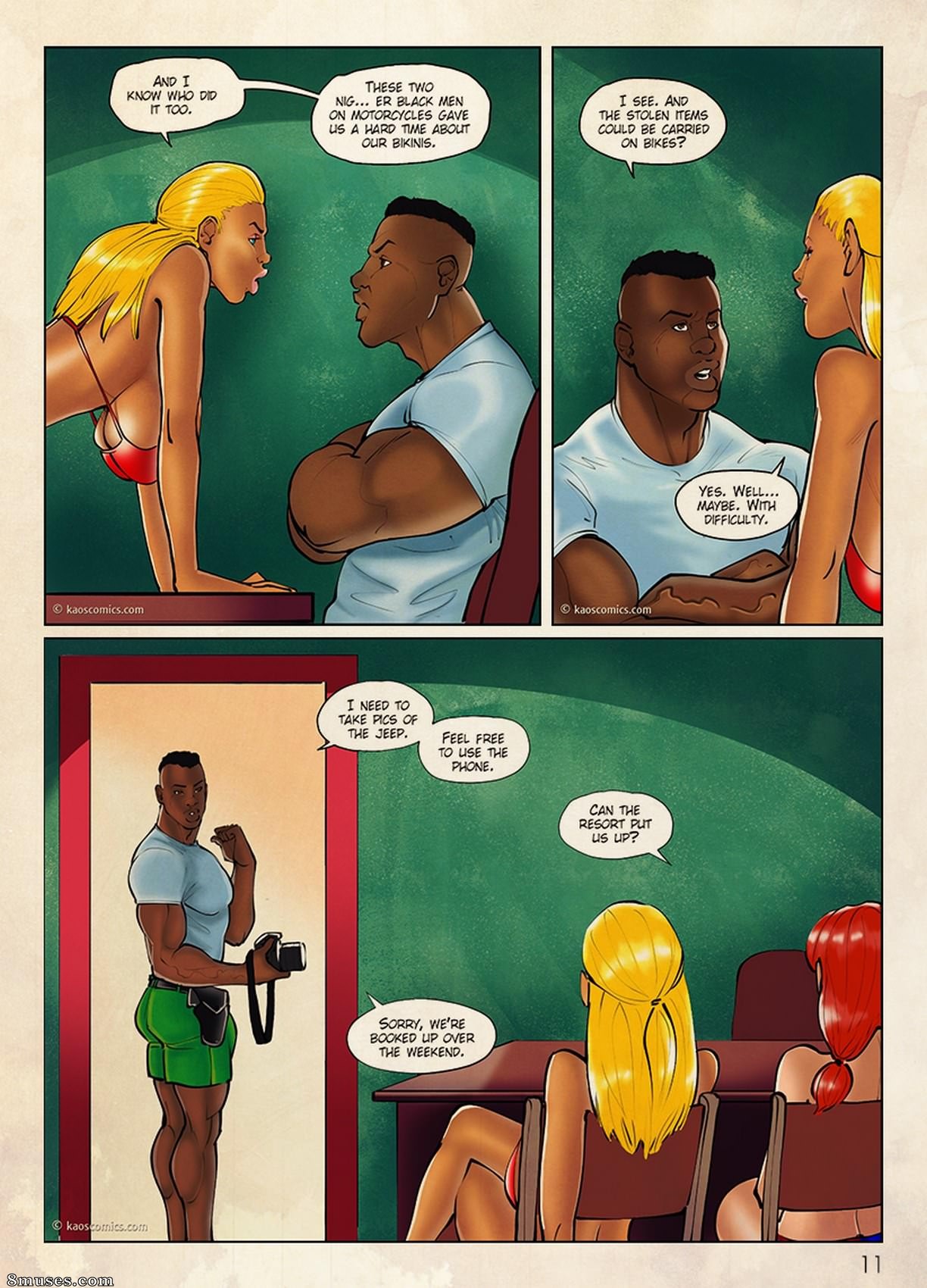 KAOS Comics - The Flag Girls Get Fucked - Page 12