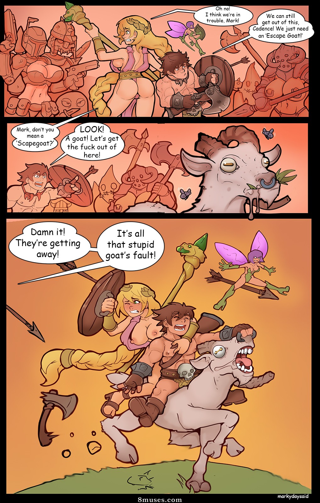 Markydaysaid Comics - Mark the Dwarf and His Amazing Friends - Page 48