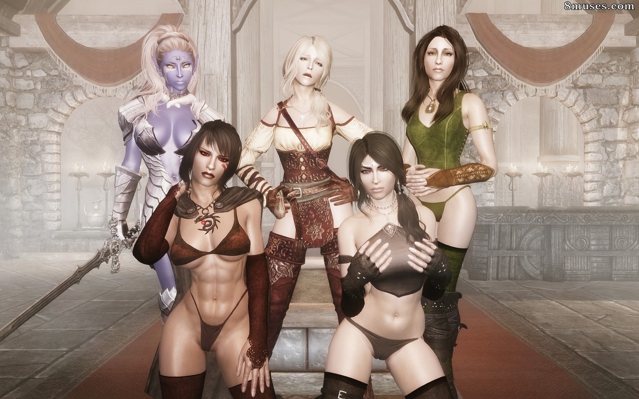 Girls of Skyrim 8 - Page 147