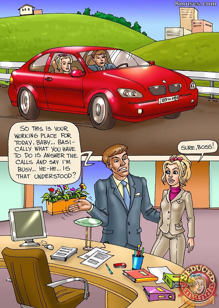Seduced Amanda Comics - Being Dads Secretary - Page 4