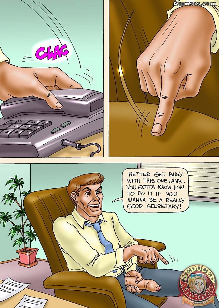 Seduced Amanda Comics - Being Dads Secretary - Page 7