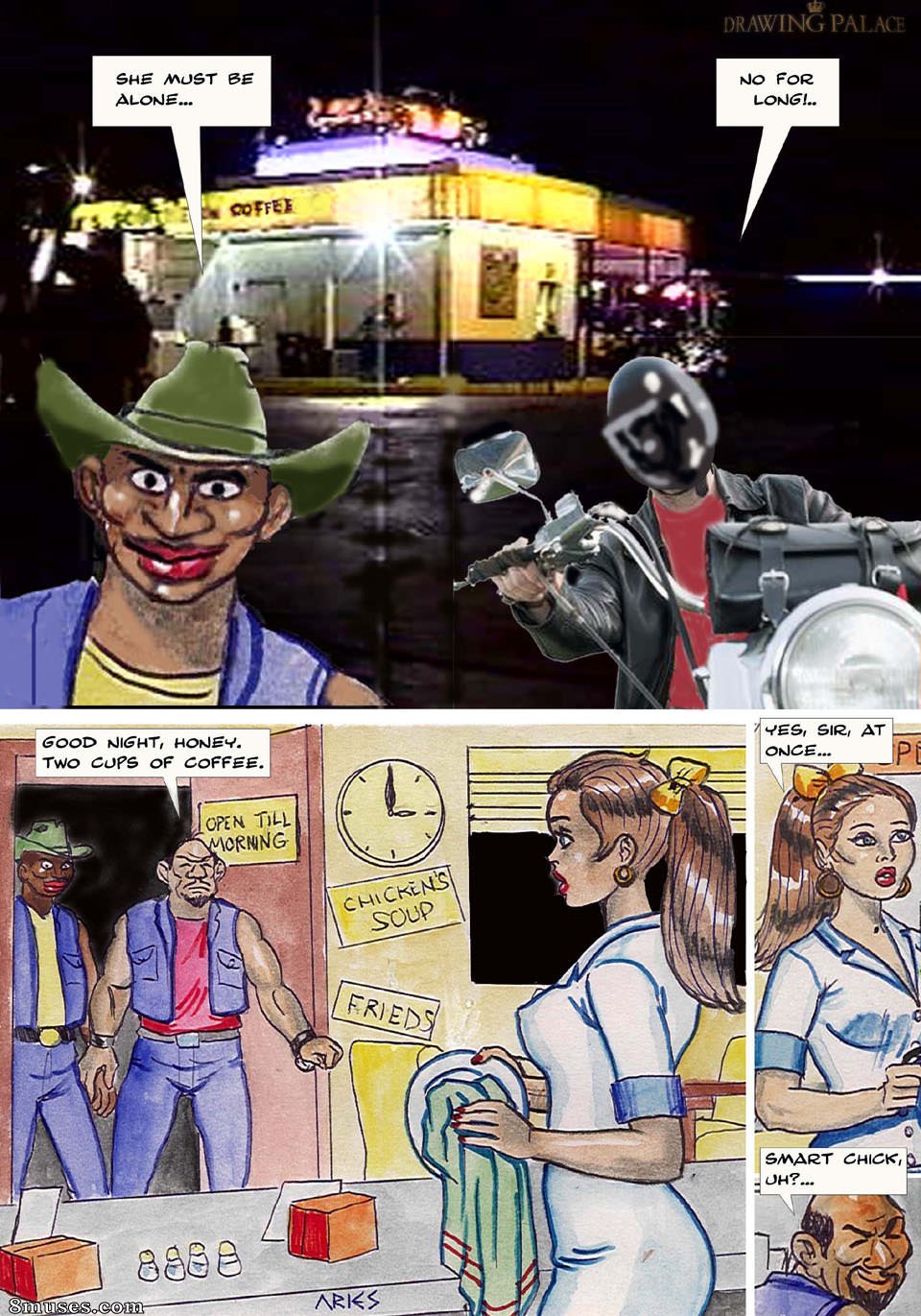 Drawing Palace Comics - Waitress - Page 2