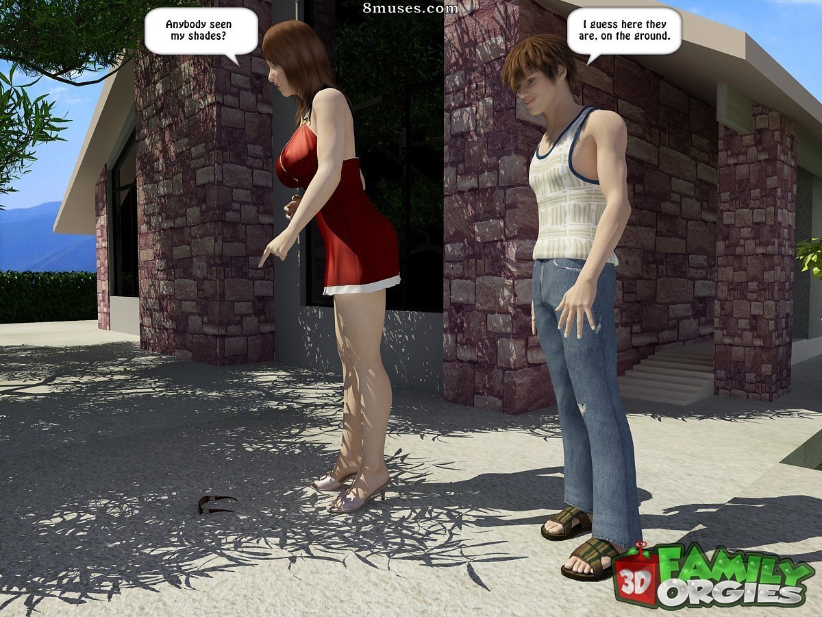 3DFamilyOrgies.com Comics - Family rest in mountains - Page 2
