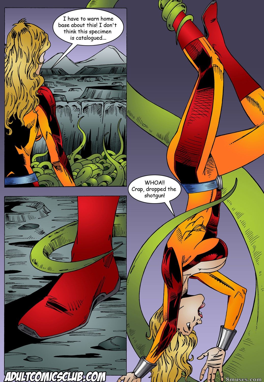 AdultComicsClub.com Collection - Encuentro espacial de Lorna - Página 7