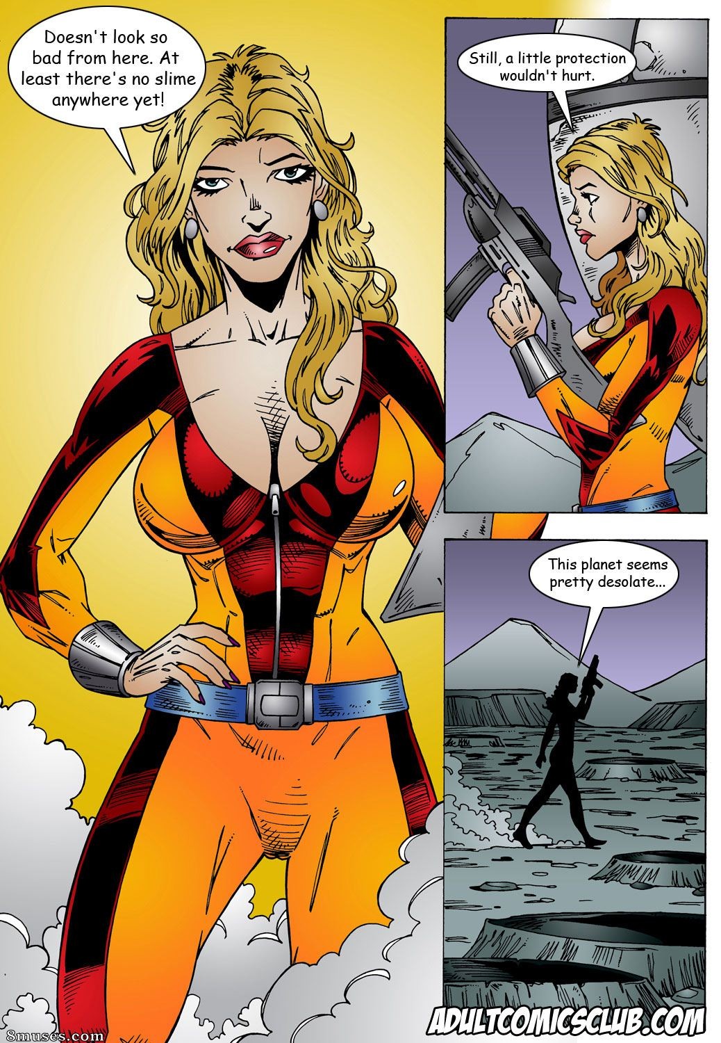 AdultComicsClub.com Collection - Rencontre spatiale de Lorna - Page 5