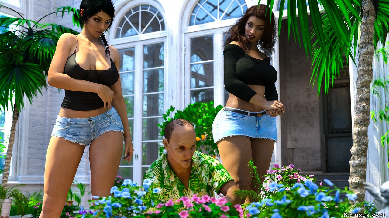 DeepSleep - Daughter's having fun in Garden with Daddy - Page 1
