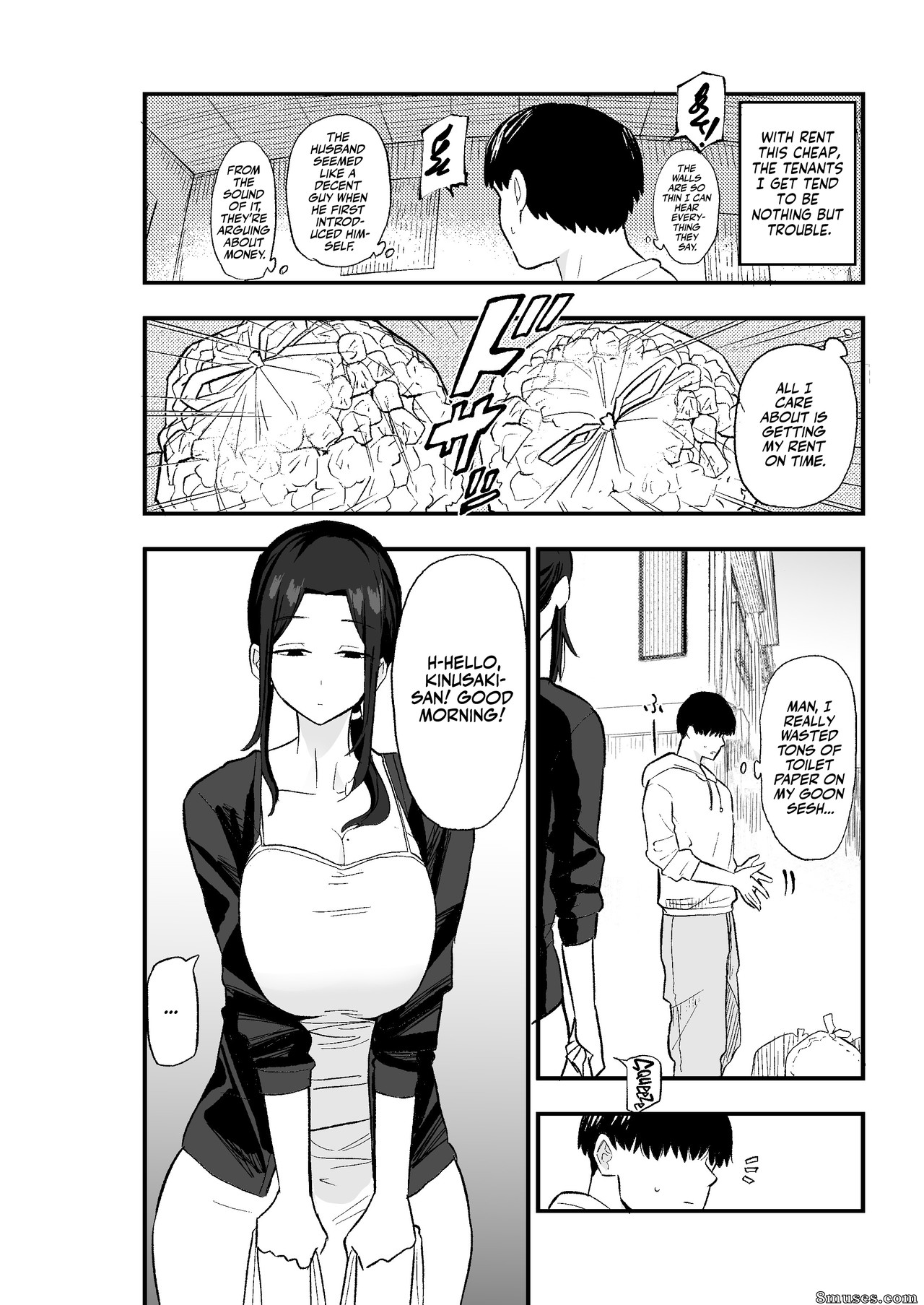 Kametaro - Taihai Tsuma- Taihaikei Hitotsuma o Yachin Kawari ni Koki Tsukaeru Hanashi - Slutty Wife! - Page 7