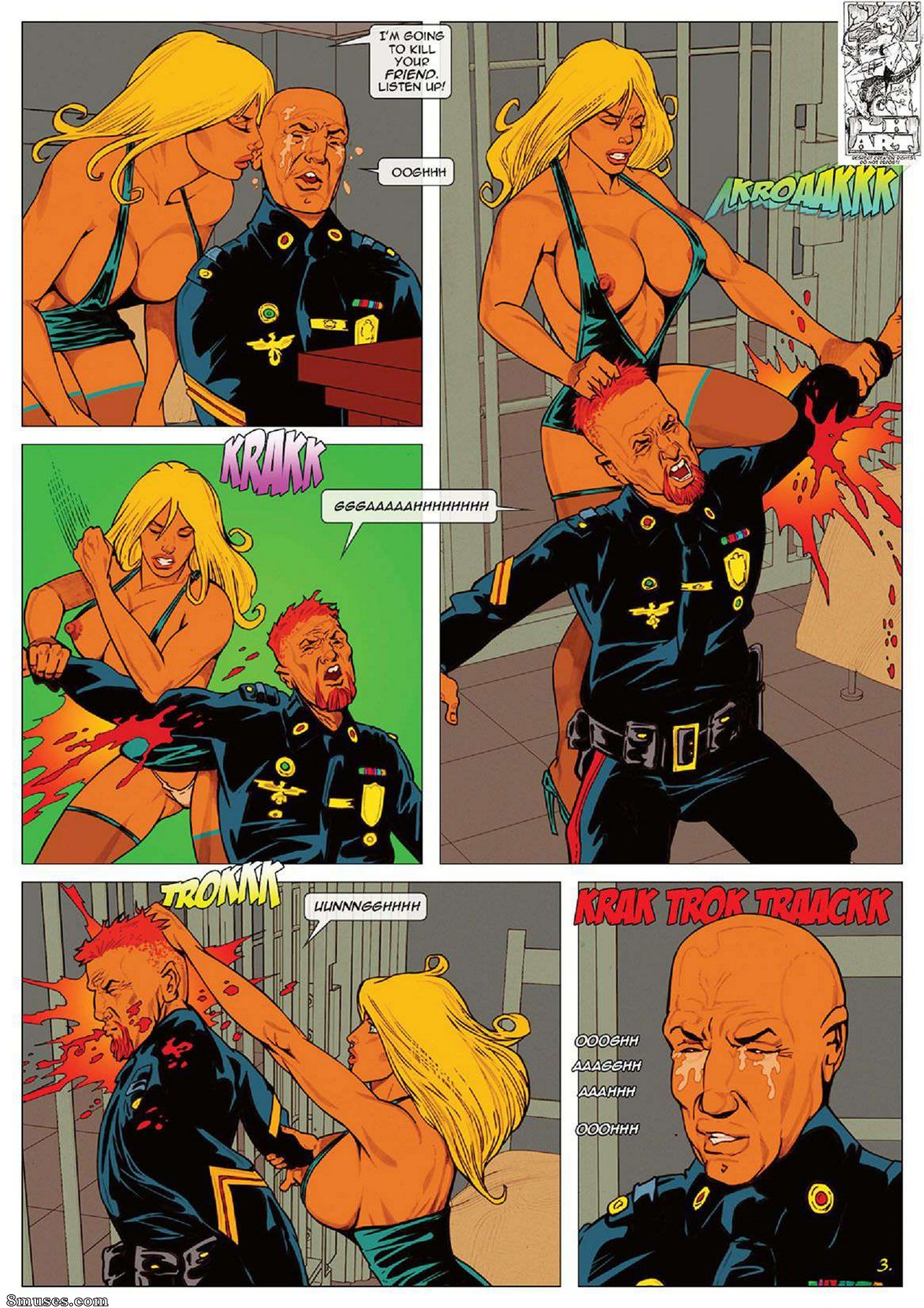 LH-Art Comics - Origem de Bonnie e Stella - Página 3