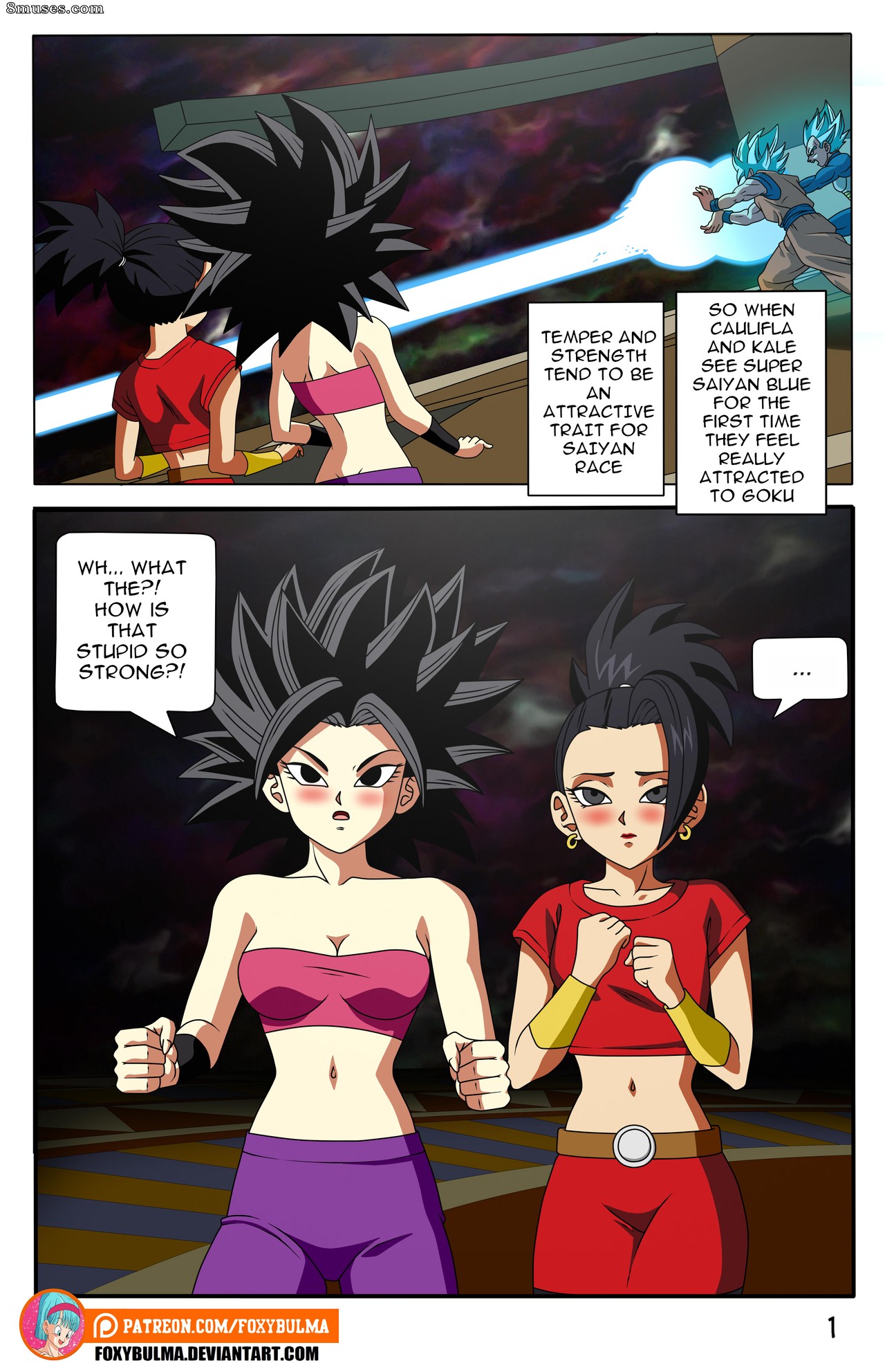 Page 1 | Various-Authors/FoxyBulma/Saiyan-Love | 8muses - Sex Comics