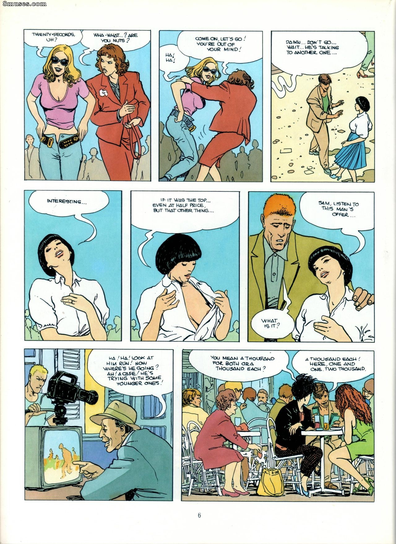 Milo Manara Comics - Câmera oculta - Página 7