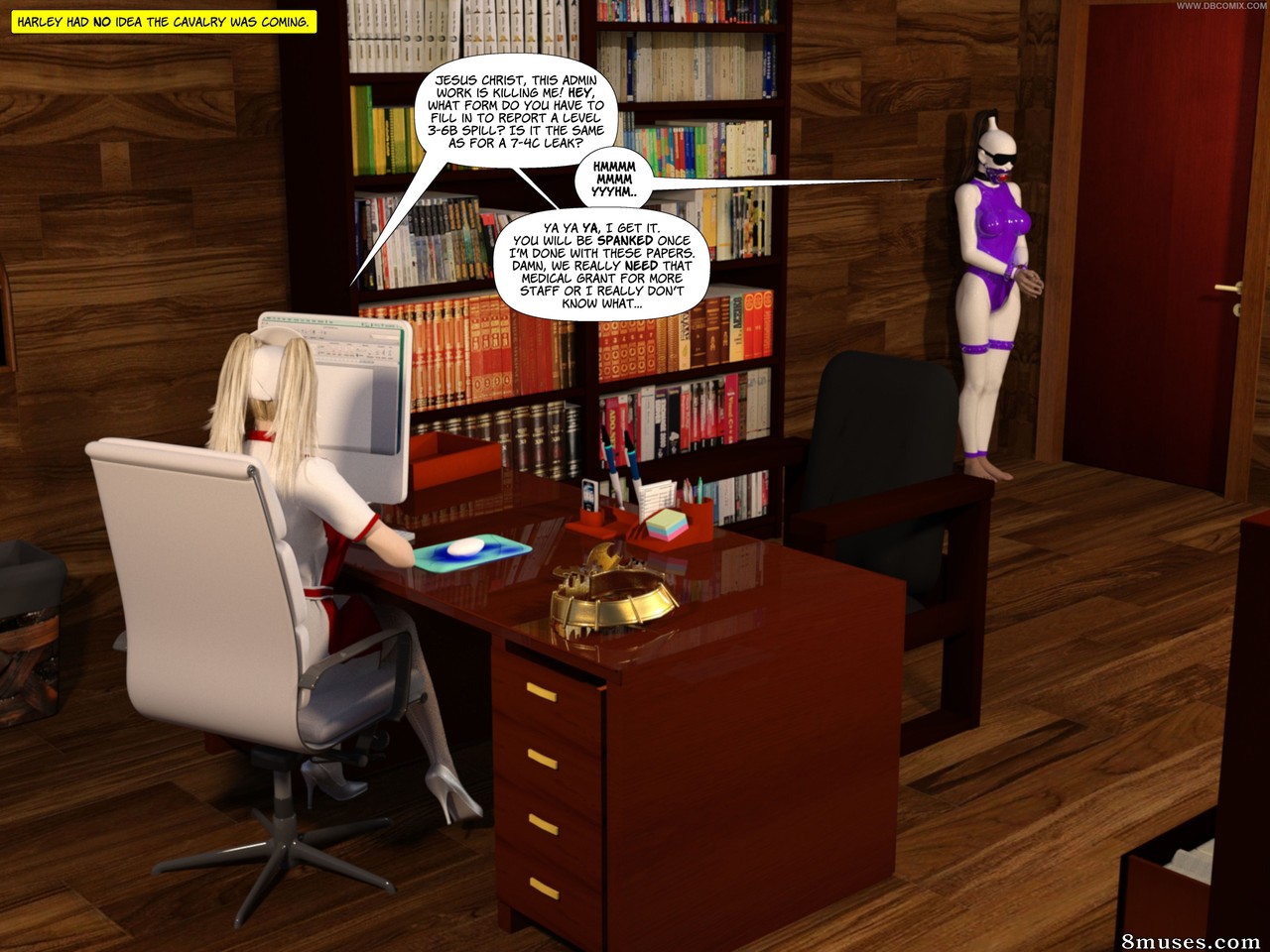 New Arkham For Superheroines - Issue 5 - Page 54