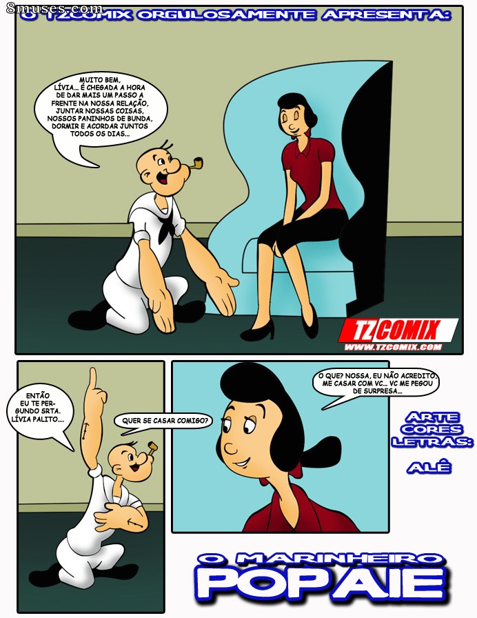 HQPorno.com.br - TZComiX.com Comics - O Marujo Popeye - Página 2