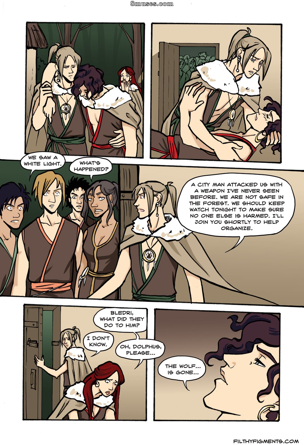 Filthy Figments Comics - Le petit chaperon rouge - Le loup et l'homme - Page 8