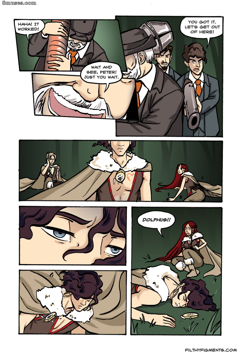 Filthy Figments Comics - Riding Hood - The Wolf and the Man - Page 7