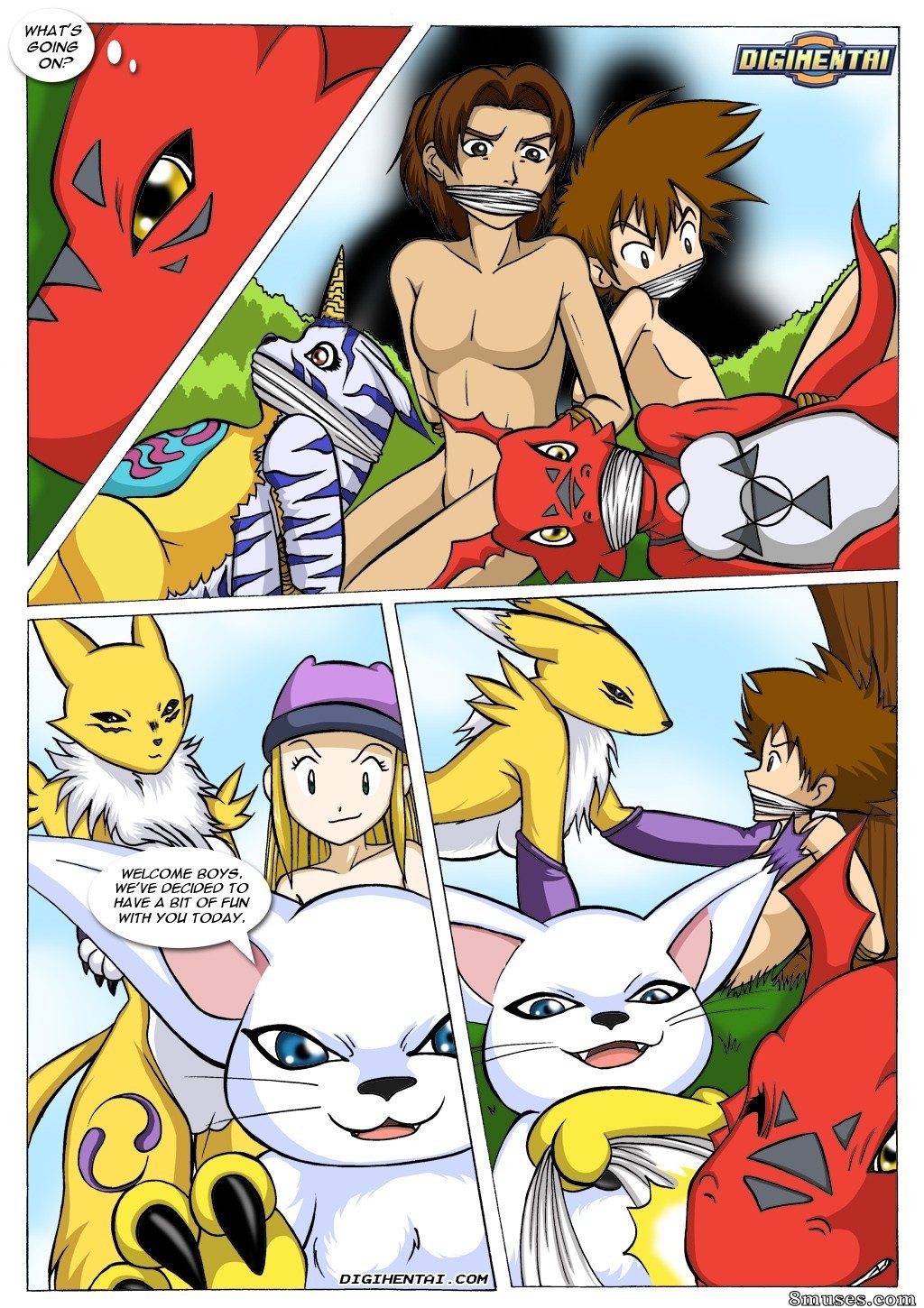 Digihentai Comics - Brincando com meninos - Página 2