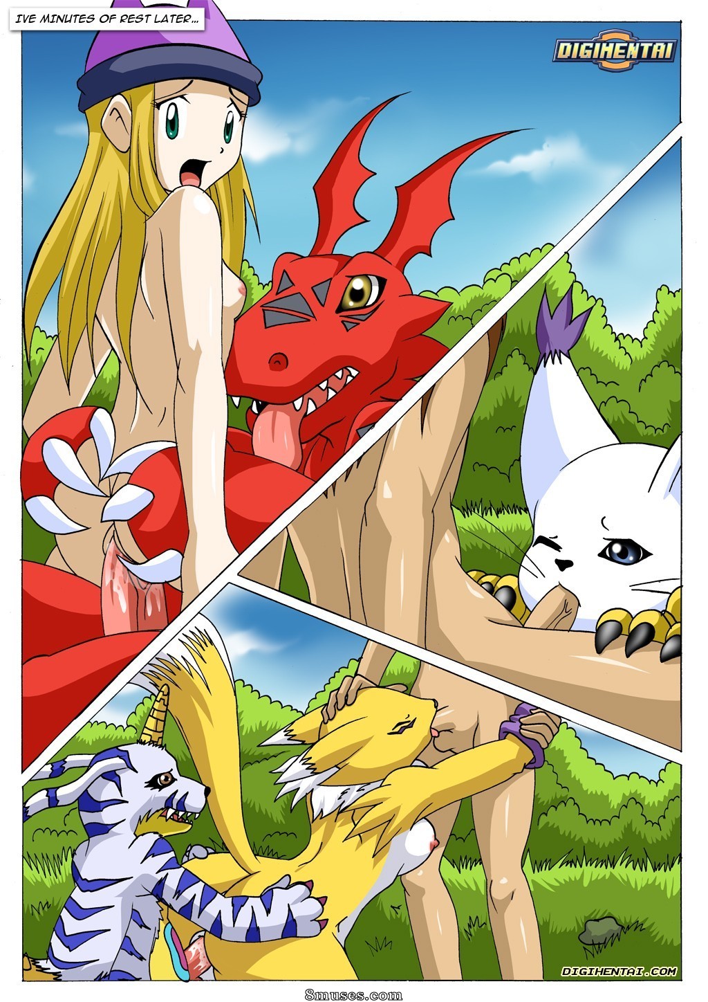 Digihentai Comics - Brincando com meninos - Página 8
