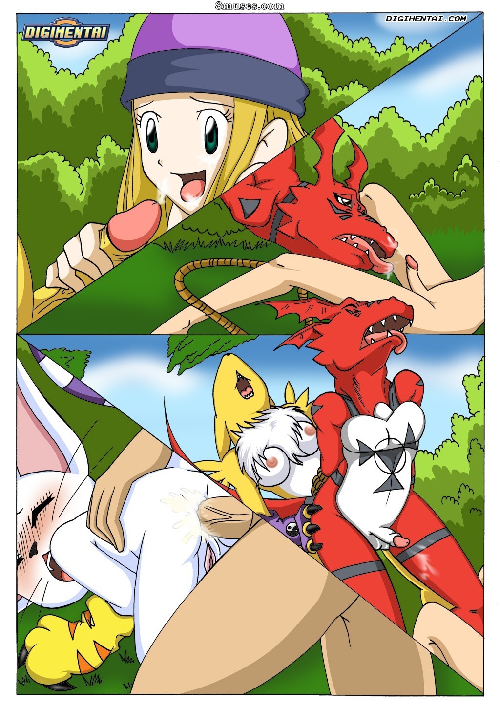 Digihentai Comics - Brincando com meninos - Página 6