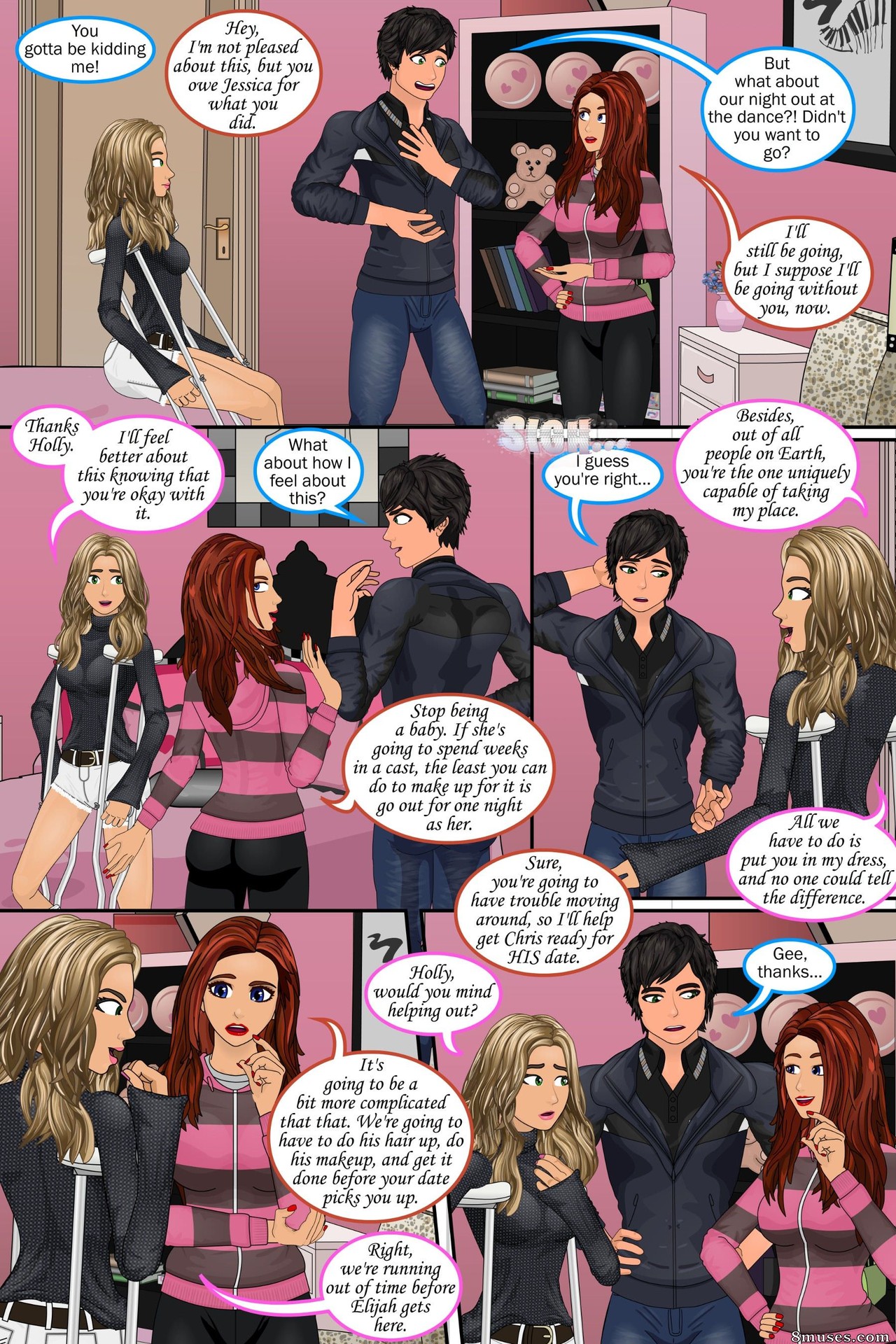 Sapphirefoxx - The Substitute Dance - Page 3