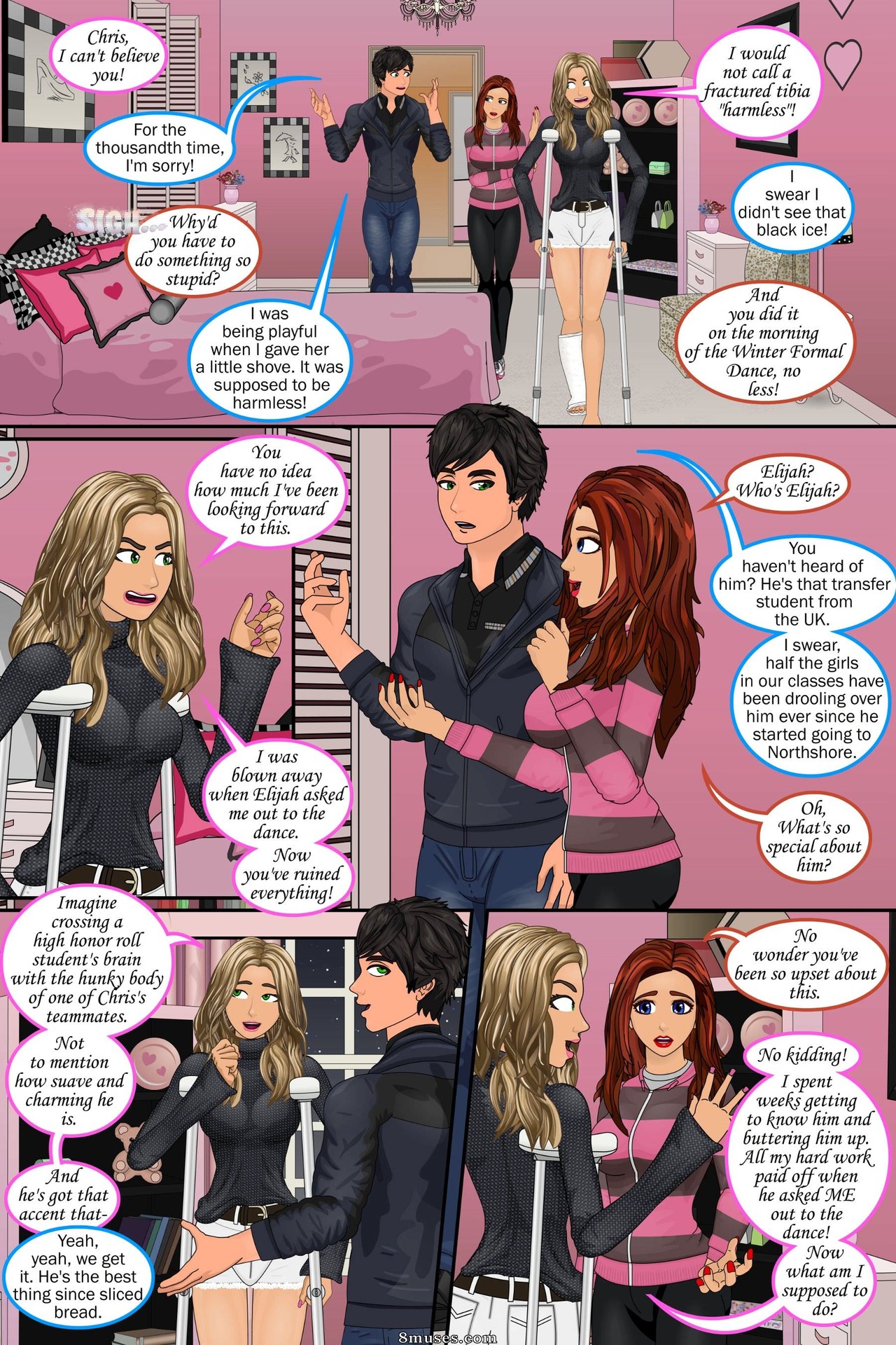 Sapphirefoxx - The Substitute Dance - Page 1