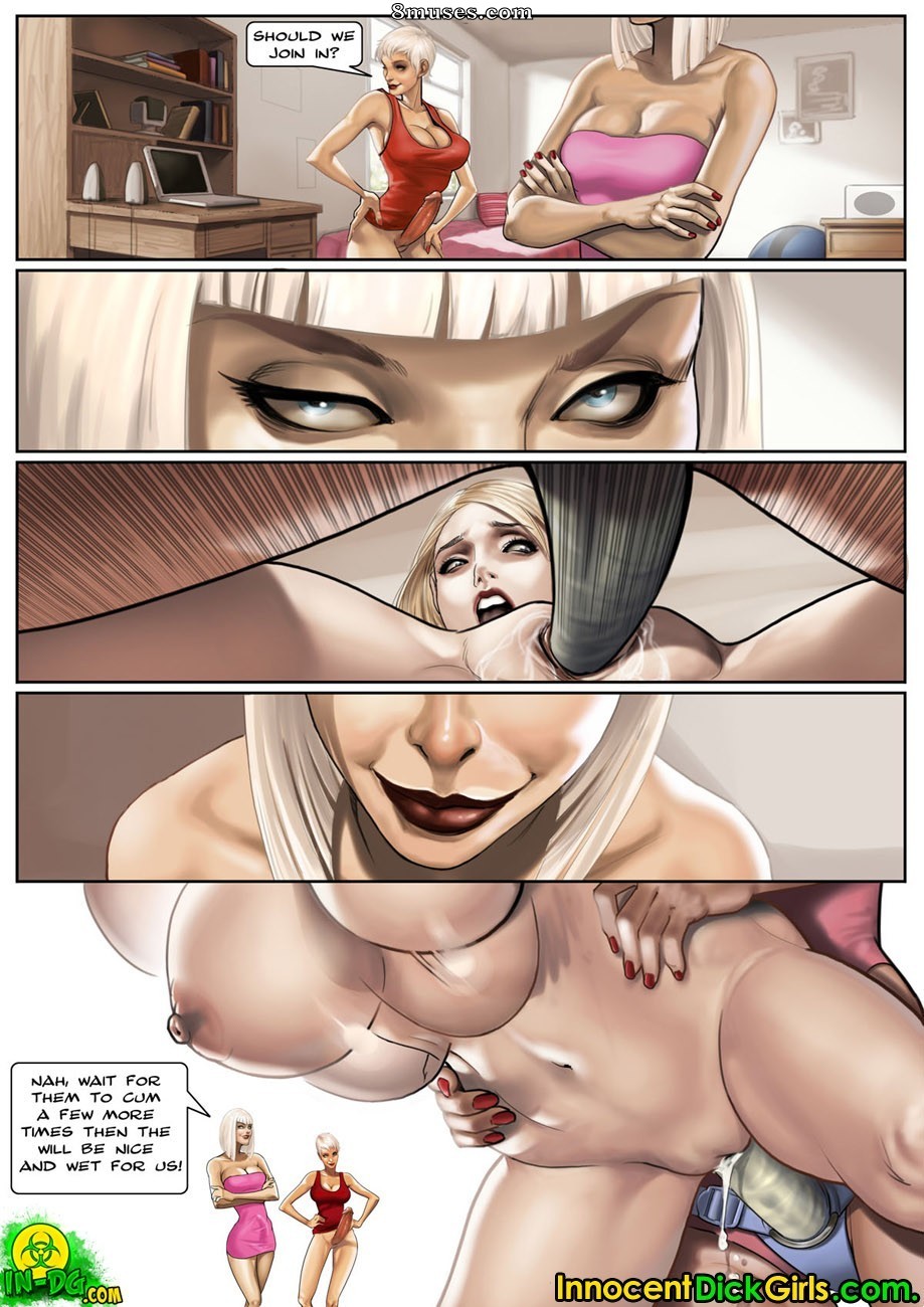 Innocent Dickgirls Comics - The Old College Try - Page 15