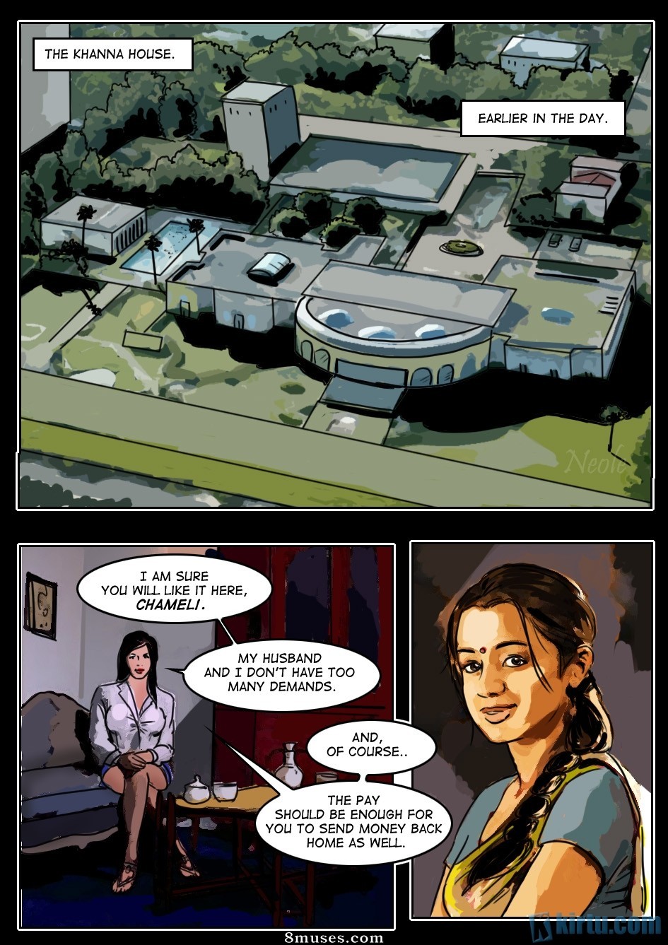 Kirtu.com Comics - A empregada doméstica - Página 7