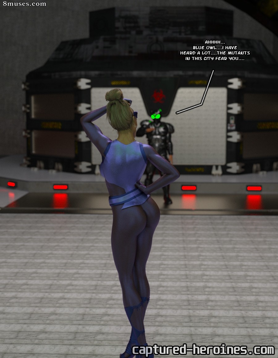 Captured-Heroines Comics - Coruja azul - Página 2