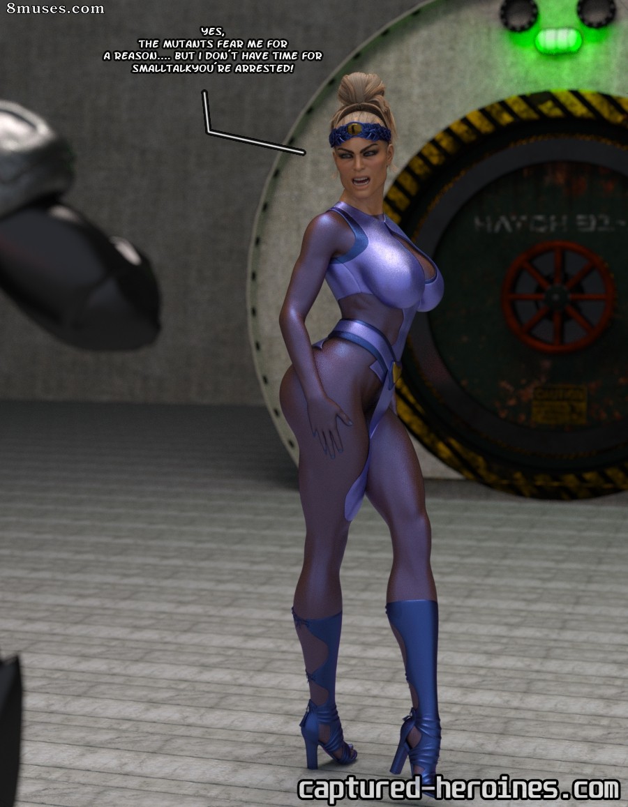 Captured-Heroines Comics - Coruja azul - Página 3
