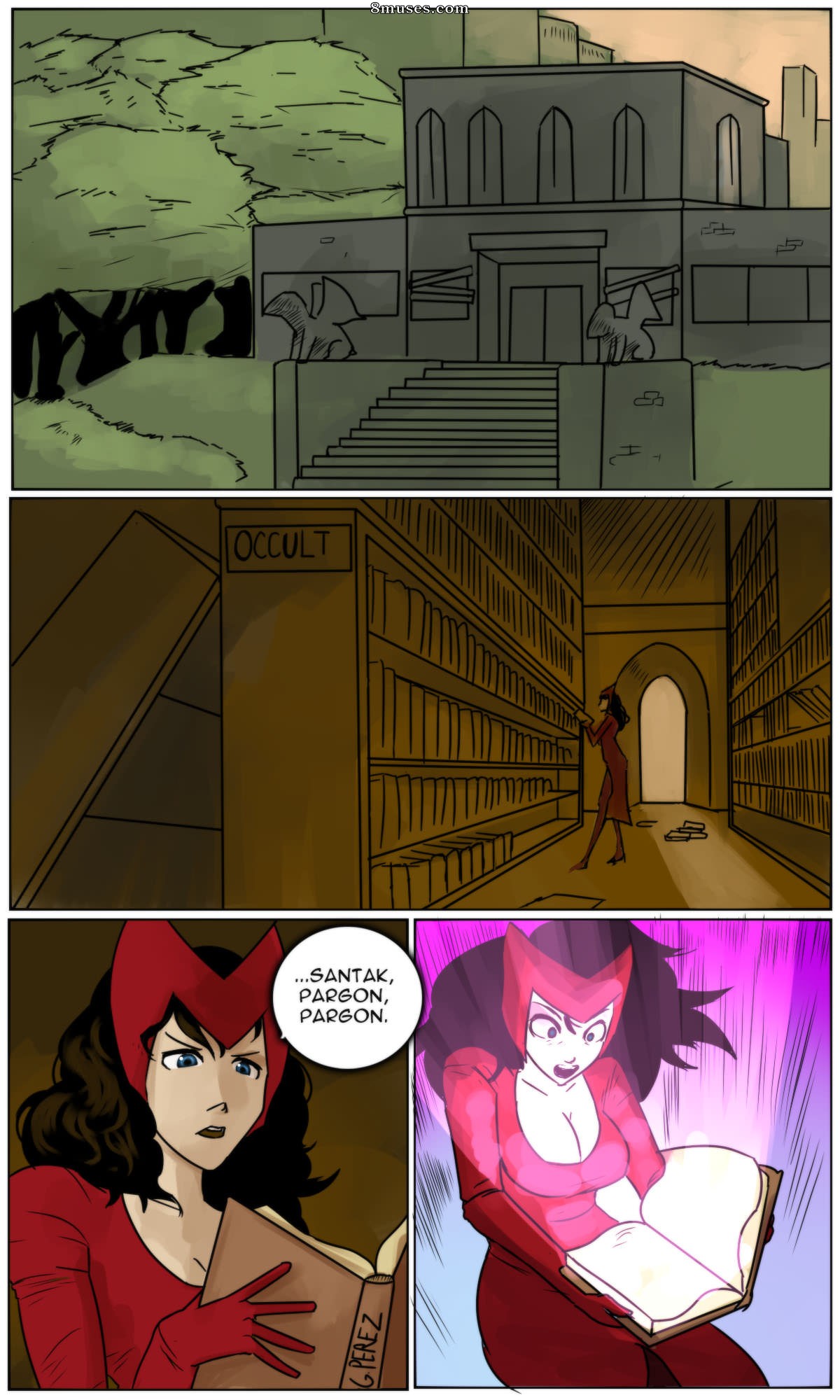 Lemonfont Comics - Curse of the Succubus - Page 1