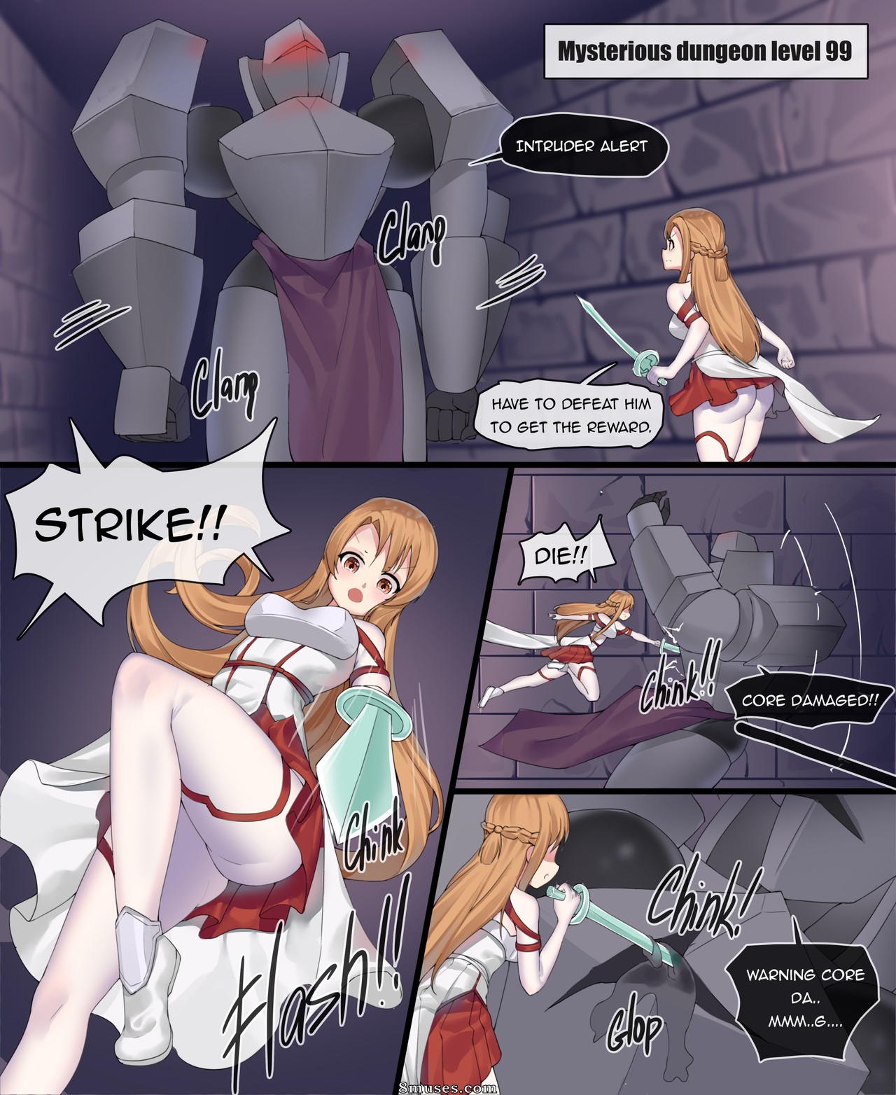 win4699 Comics - Derrota de Asuna - Página 1