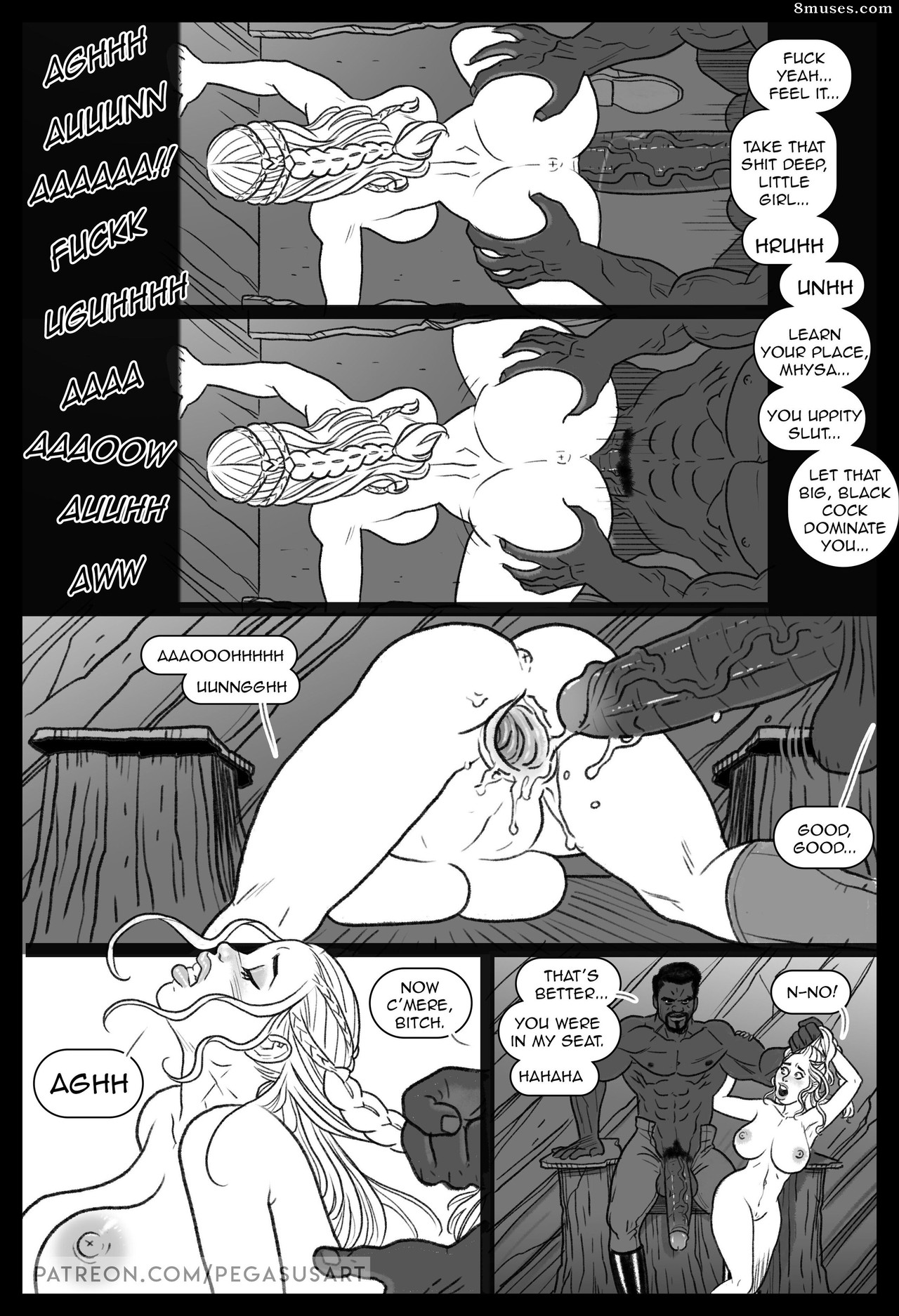 Pegasus Comics - Juego de tronos - BLACKED 1 - Daenerys dominada - Página 11