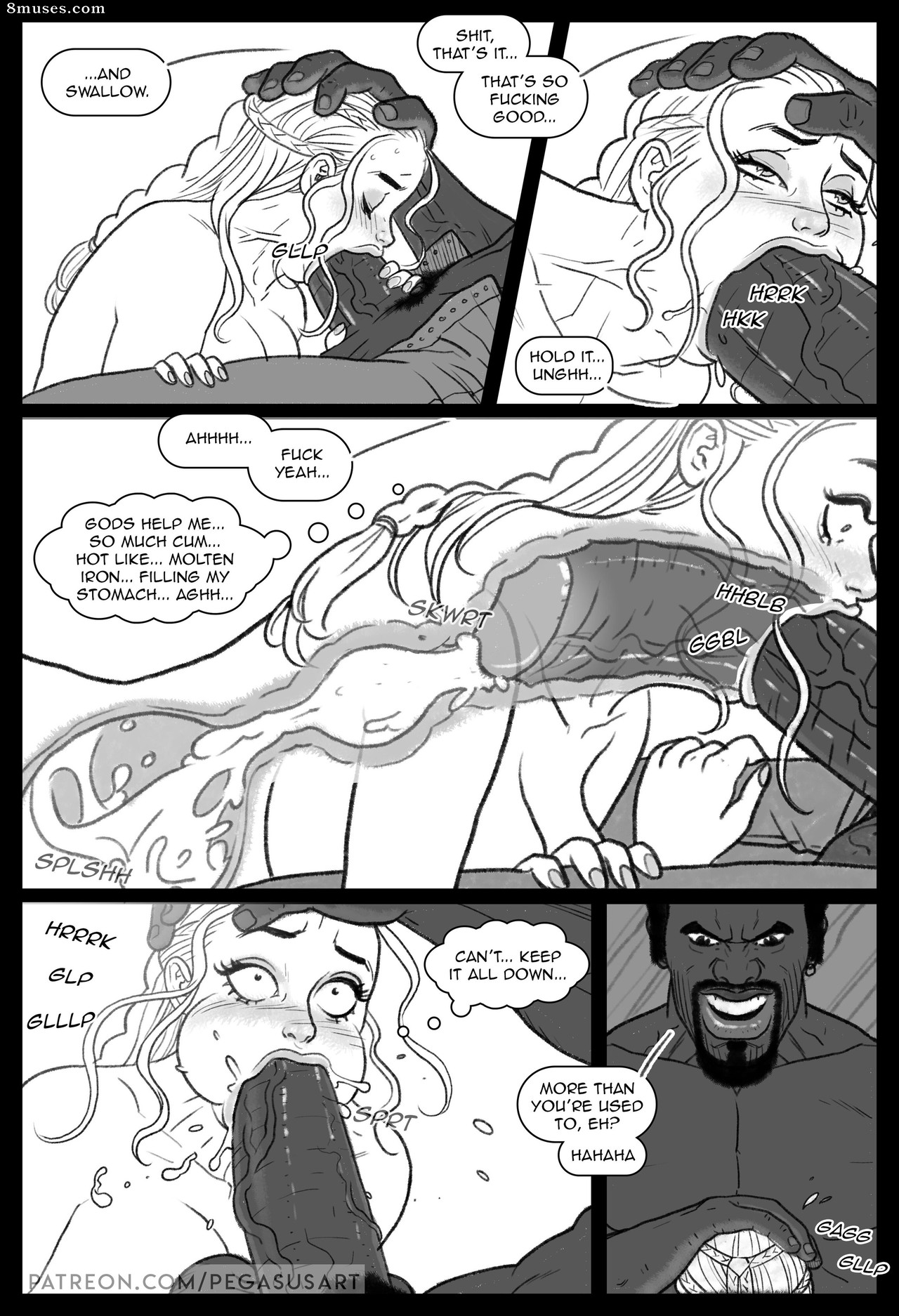 Pegasus Comics - Jeux de trône - BLACKED 1 - Daenerys dominée - Page 20