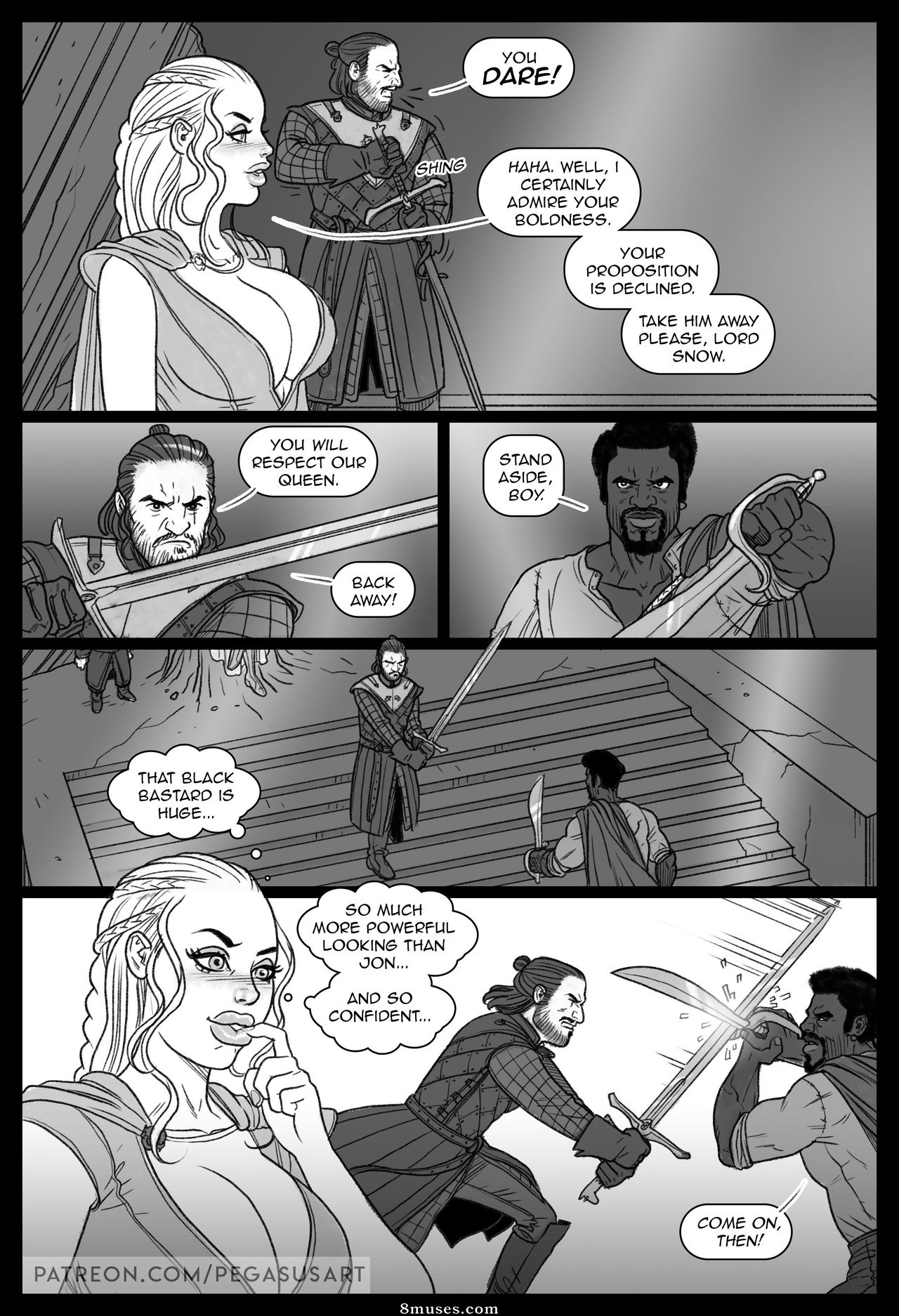 Page 3 | Pegasus-ComicsGame-of-Thrones-BLACKED-1-Daenerys-Dominated |  8muses - Sex Comics