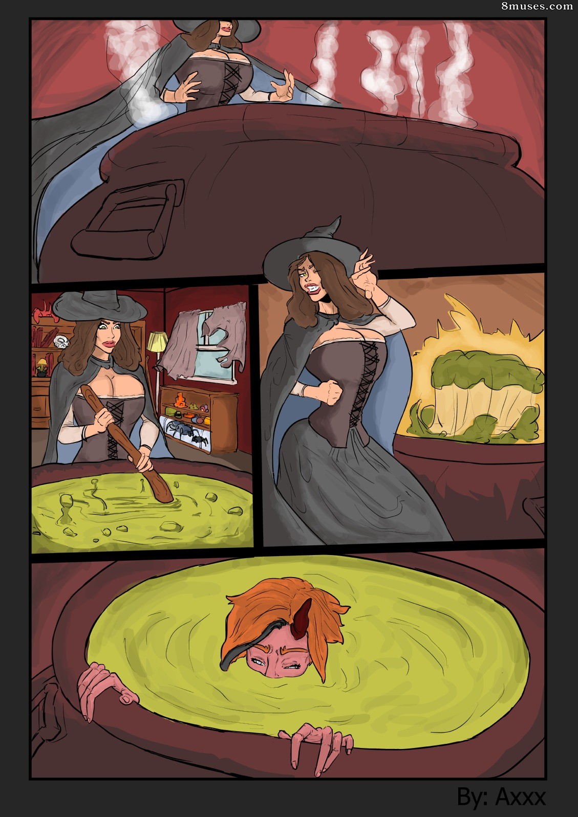 Axxx - Halloween Witch - Page 1