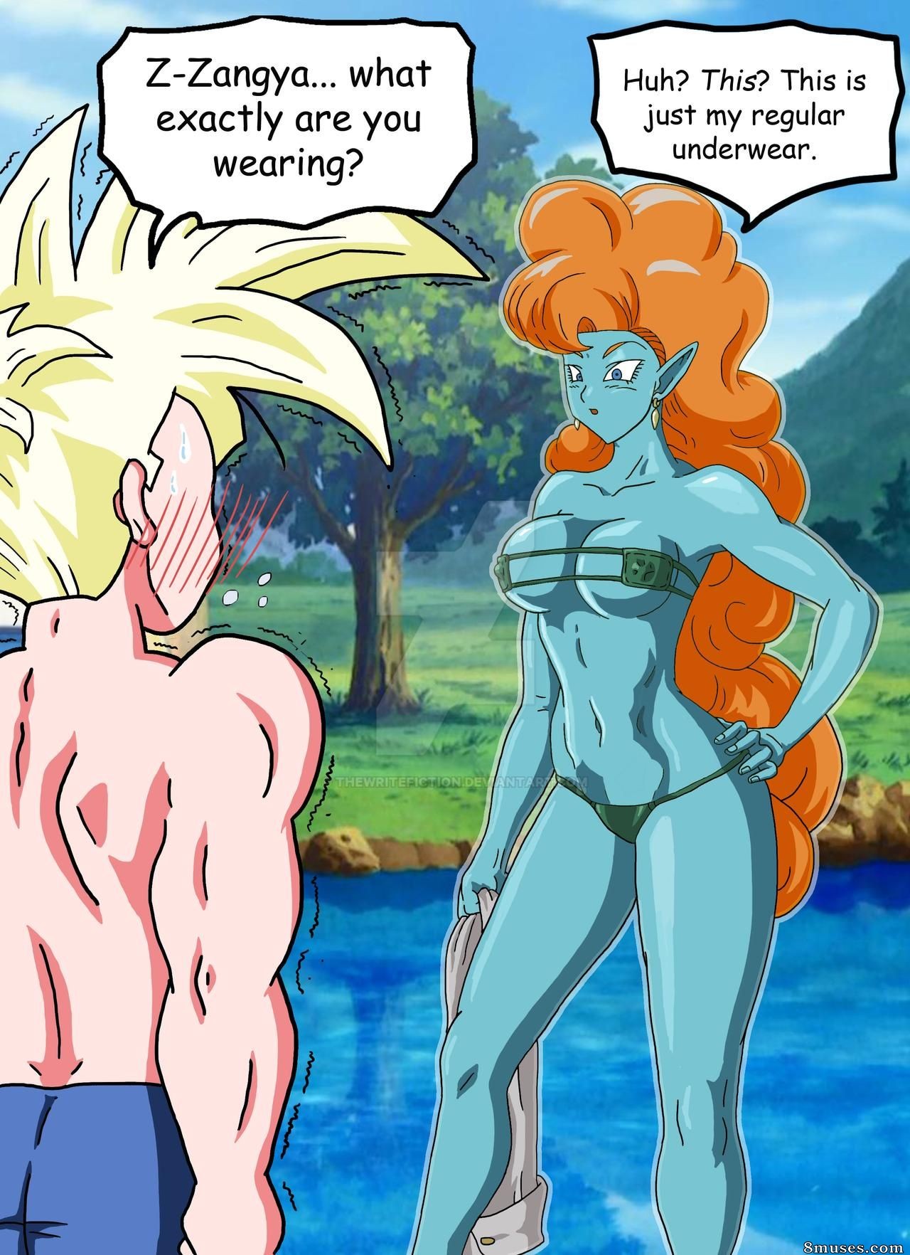 TheWriteFiction - Gohan X Zangya - Fiery Lake - Page 8