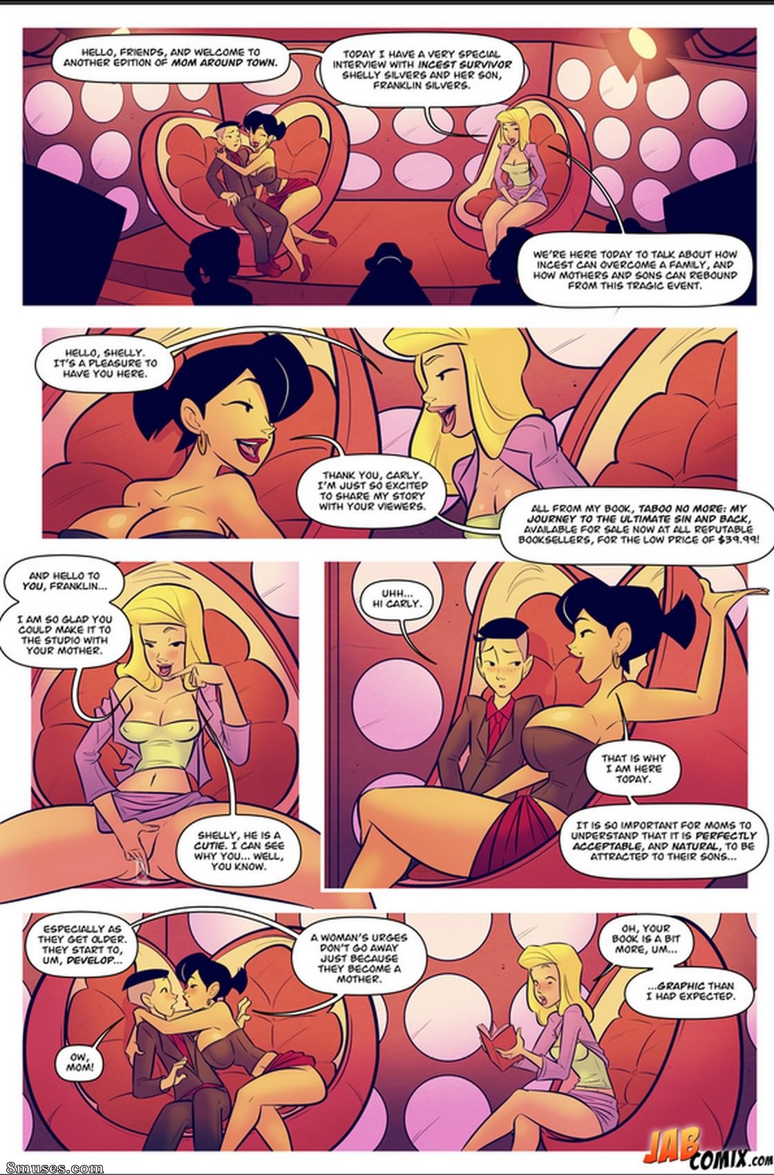 JAB Comics - Minha mãe - A estrela da turnê do livro - Página 16