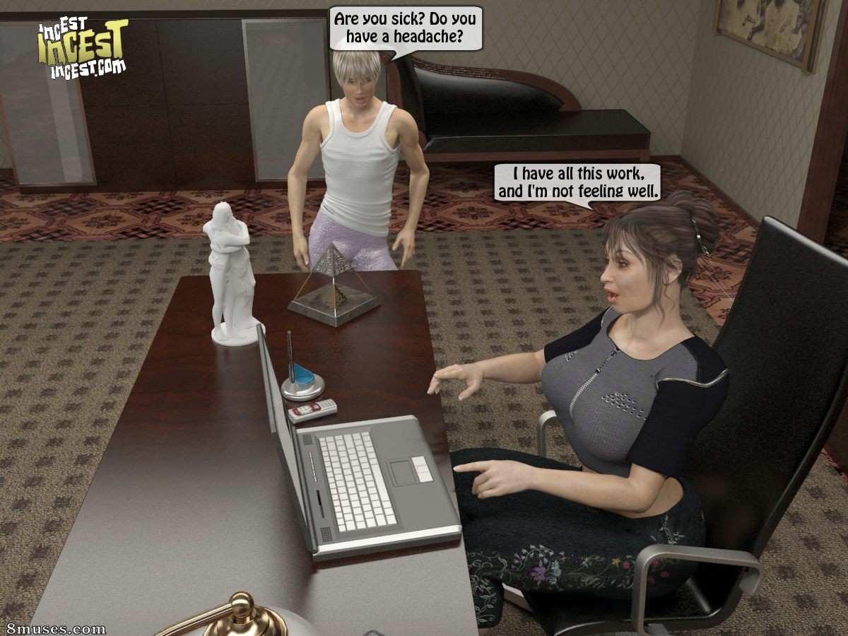 IncestIncestIncest.com Comics - Maman fatiguée s'amuse avec son fils - Page 6