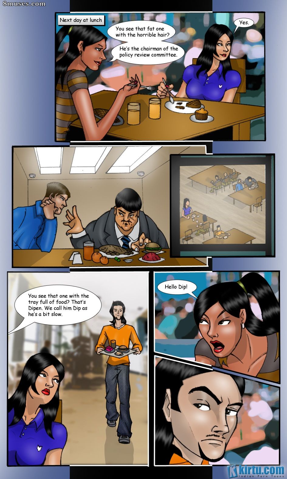 Page 8 | Kirtu_com-Comics/The-Trap/The-Trap-Part-1-The-Blackmail-of-Padma |  8muses - Sex Comics