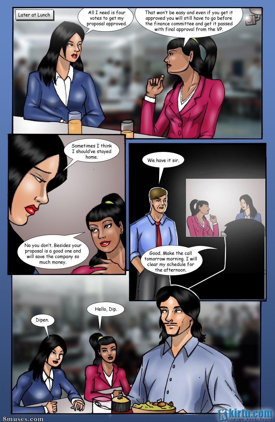 Kirtu.com Comics - The Trap Part 1 - The Blackmail of Padma - Page 14