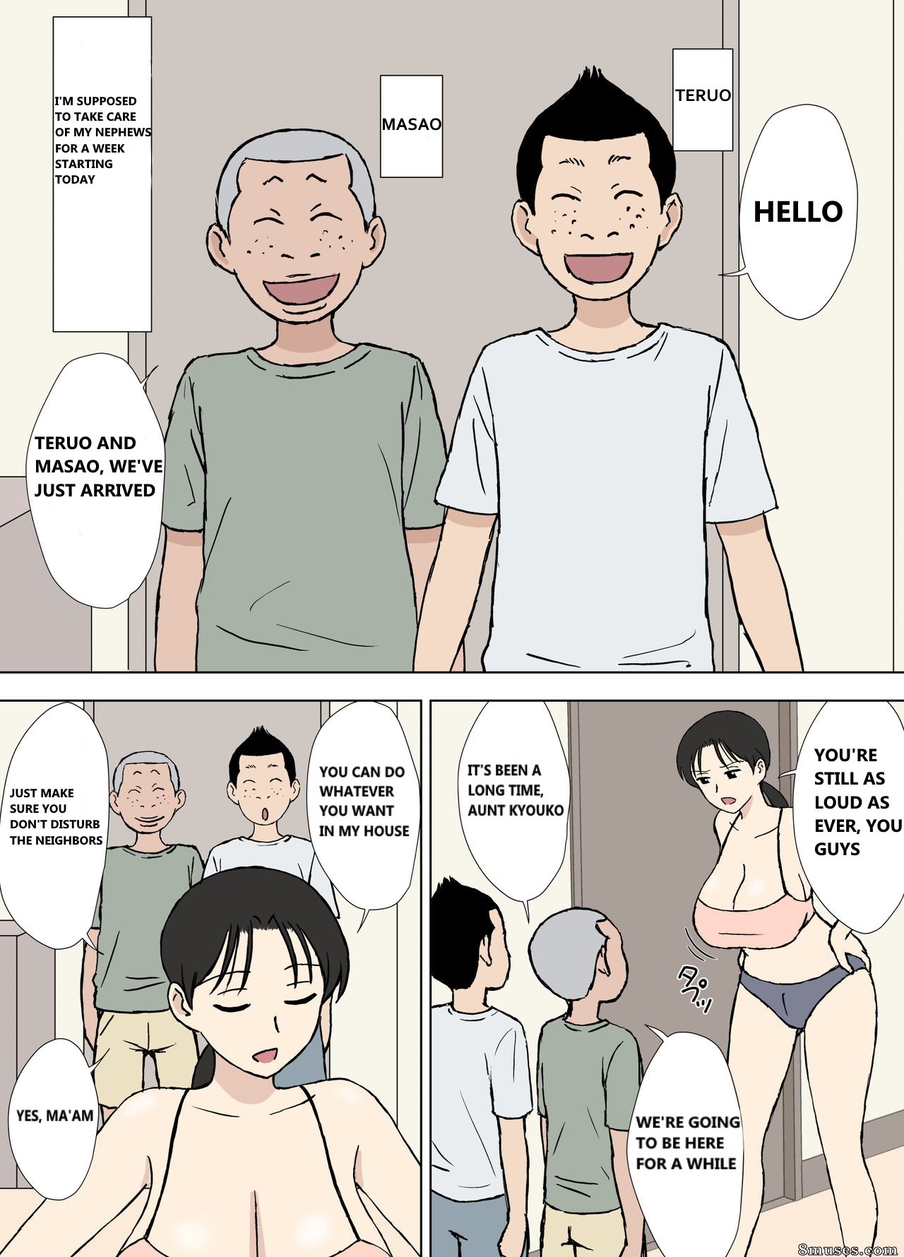 Urakan - Karamare Tsuma no Kyouko-san Dosukebe Oikko Kyoudai Hen - Página 3