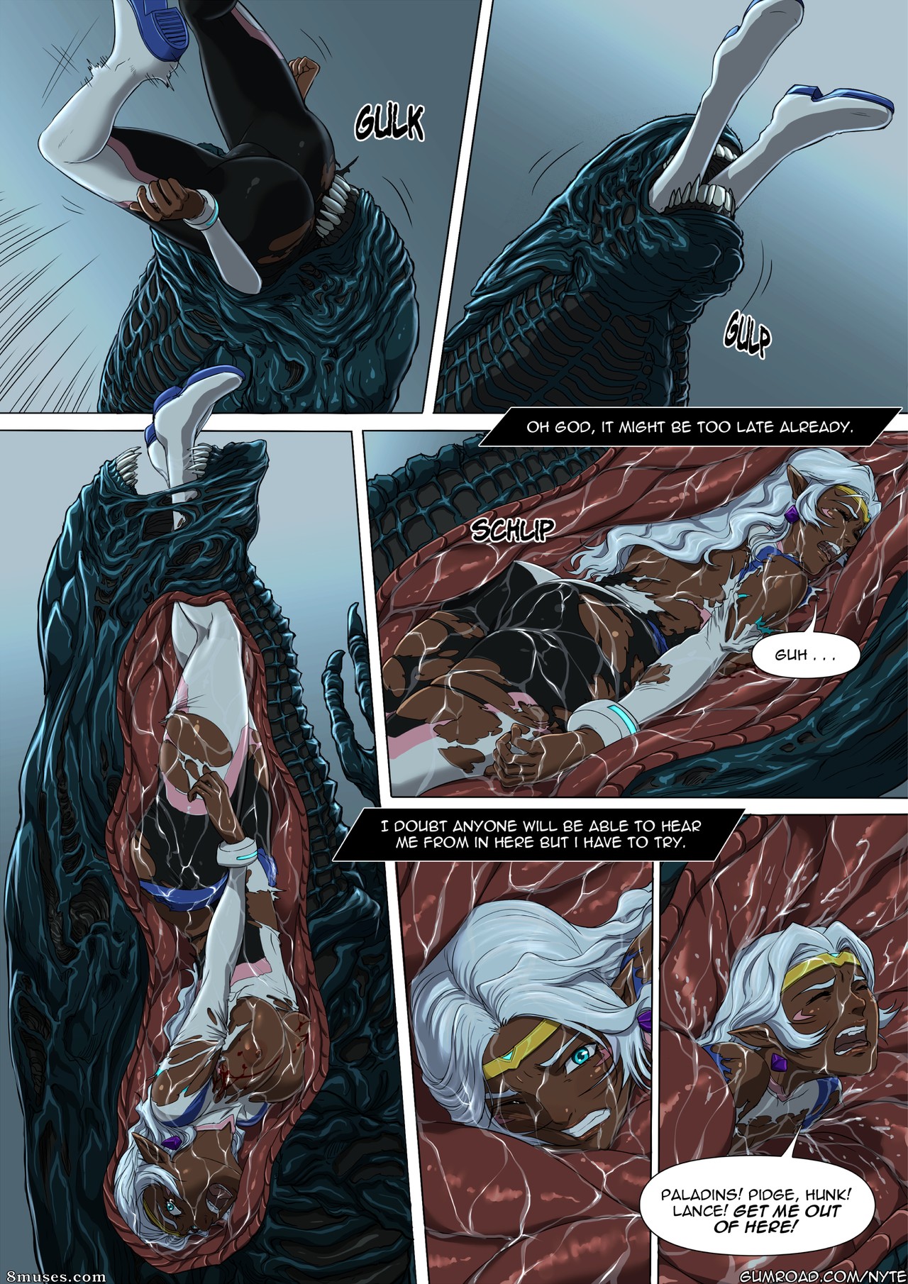 Nyte Vore Comics - Princesa Allura - Isolamento - Página 5