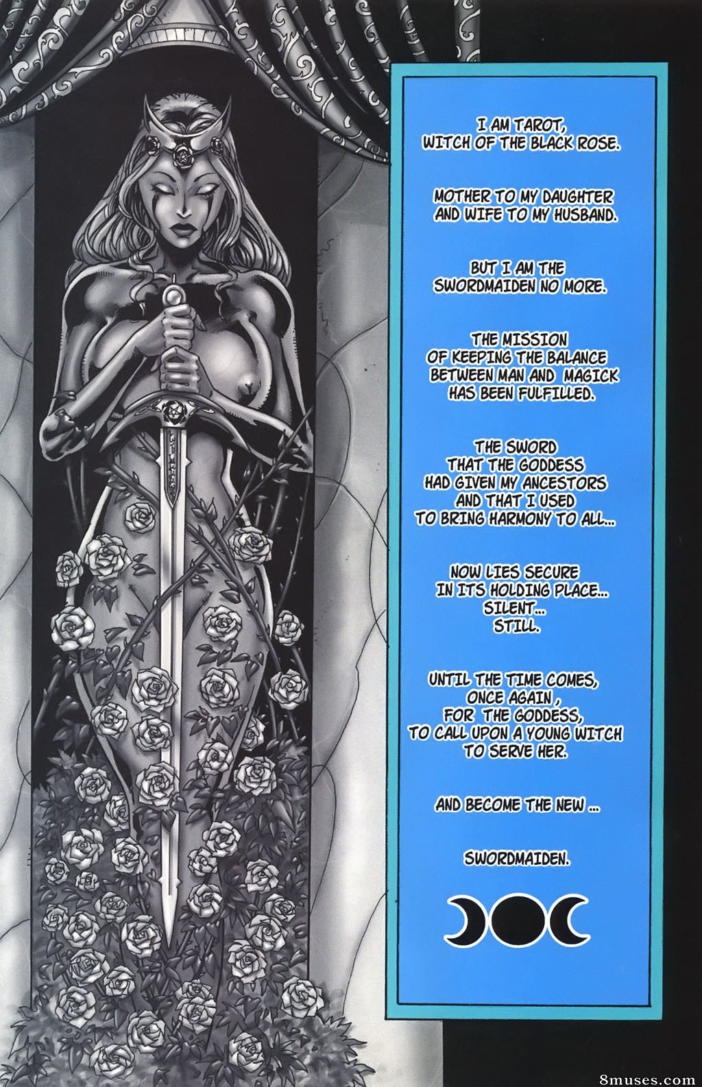 BroadSword Comics - Tarot - Witch of the Black Rose 039 - Page 9