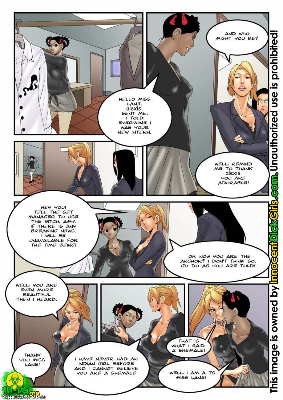 Innocent Dickgirls Comics - Evening News - Page 5