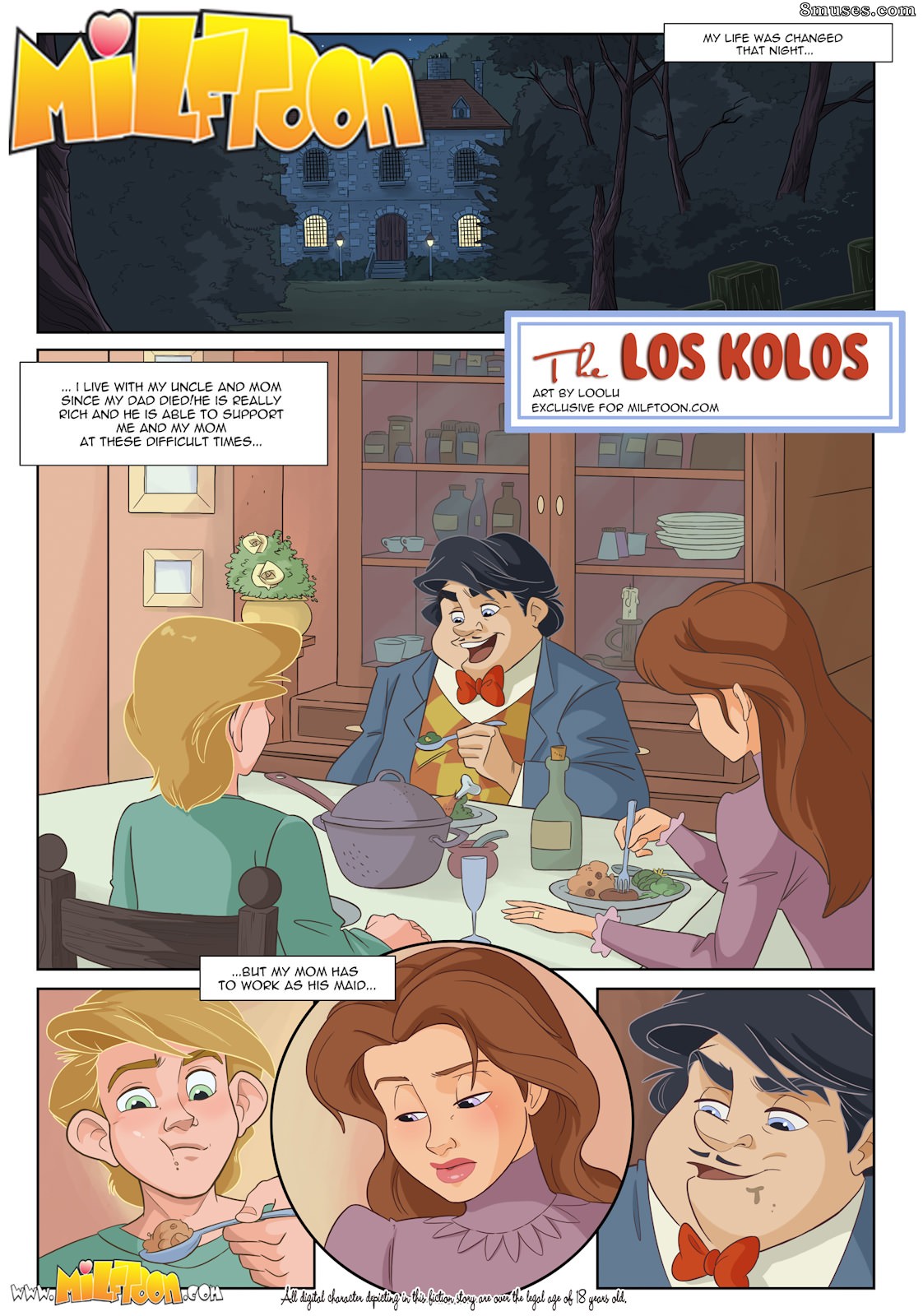MilfToon Comics - Os kolos - Página 1