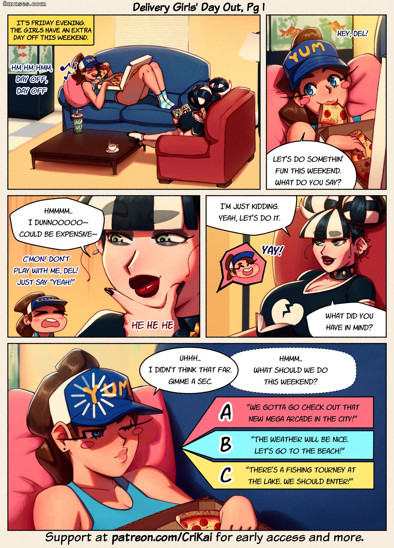 CriKai - Delivery Girl's Day Out - Page 1