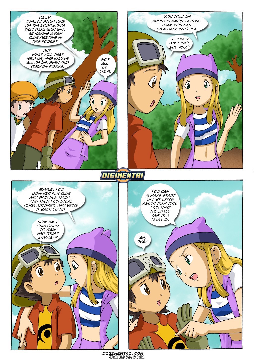 Digihentai Comics - Fã de Ranamons - Página 4
