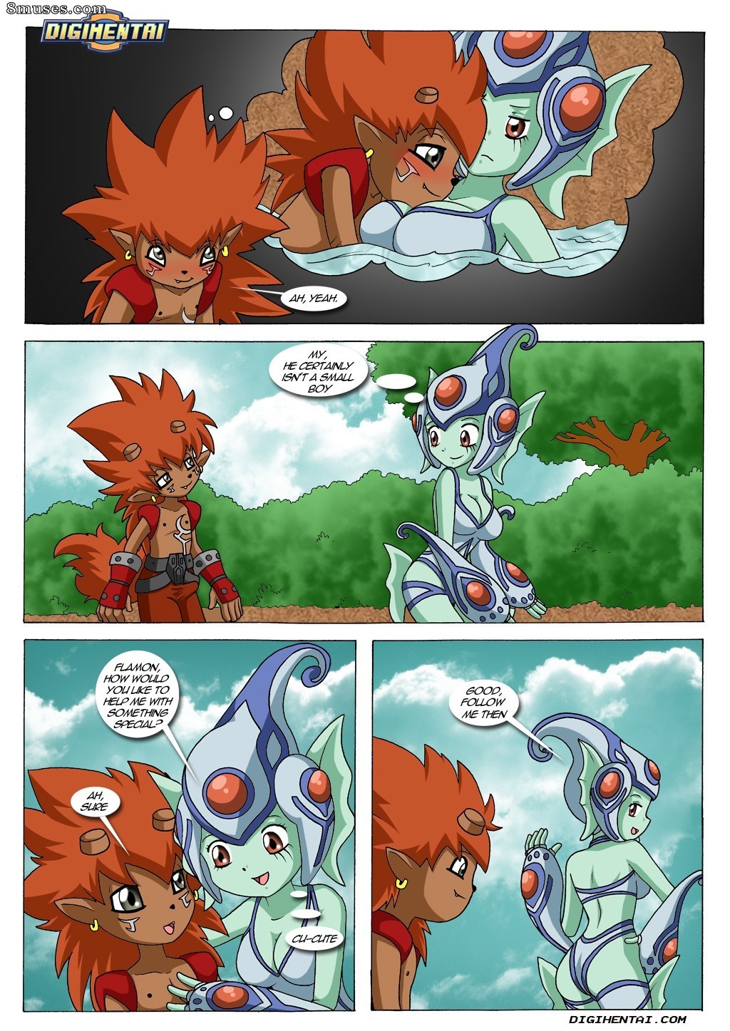 Digihentai Comics - Fã de Ranamons - Página 6