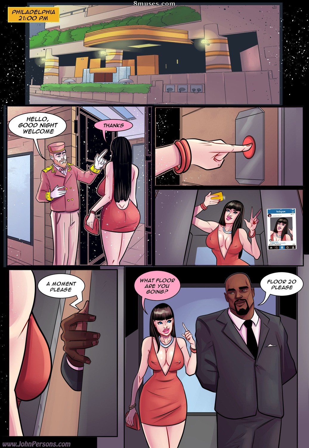 Michi - Luciana Fellini - Elevator - Page 2
