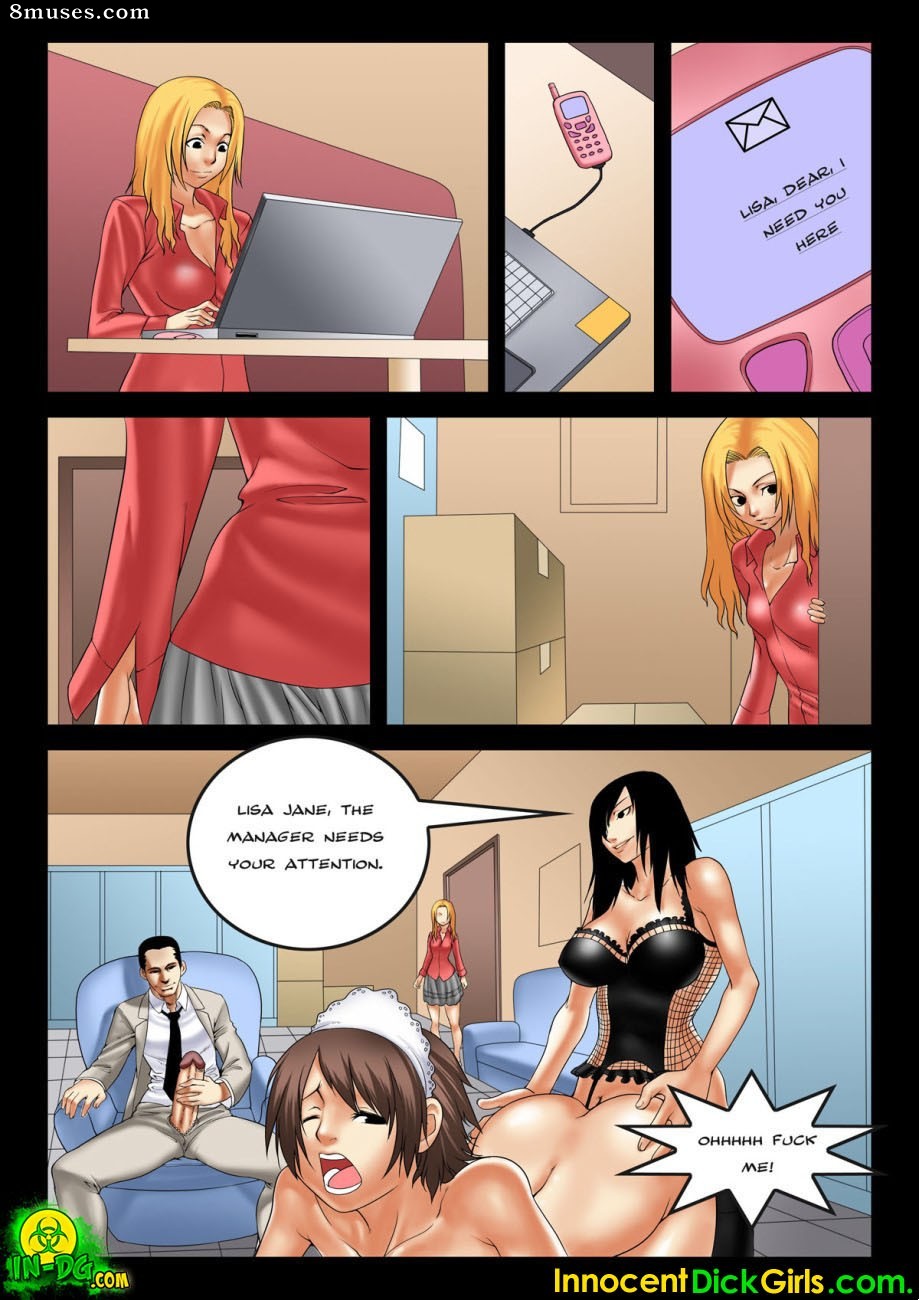 Innocent Dickgirls Comics - As estrelas cocks - Página 6