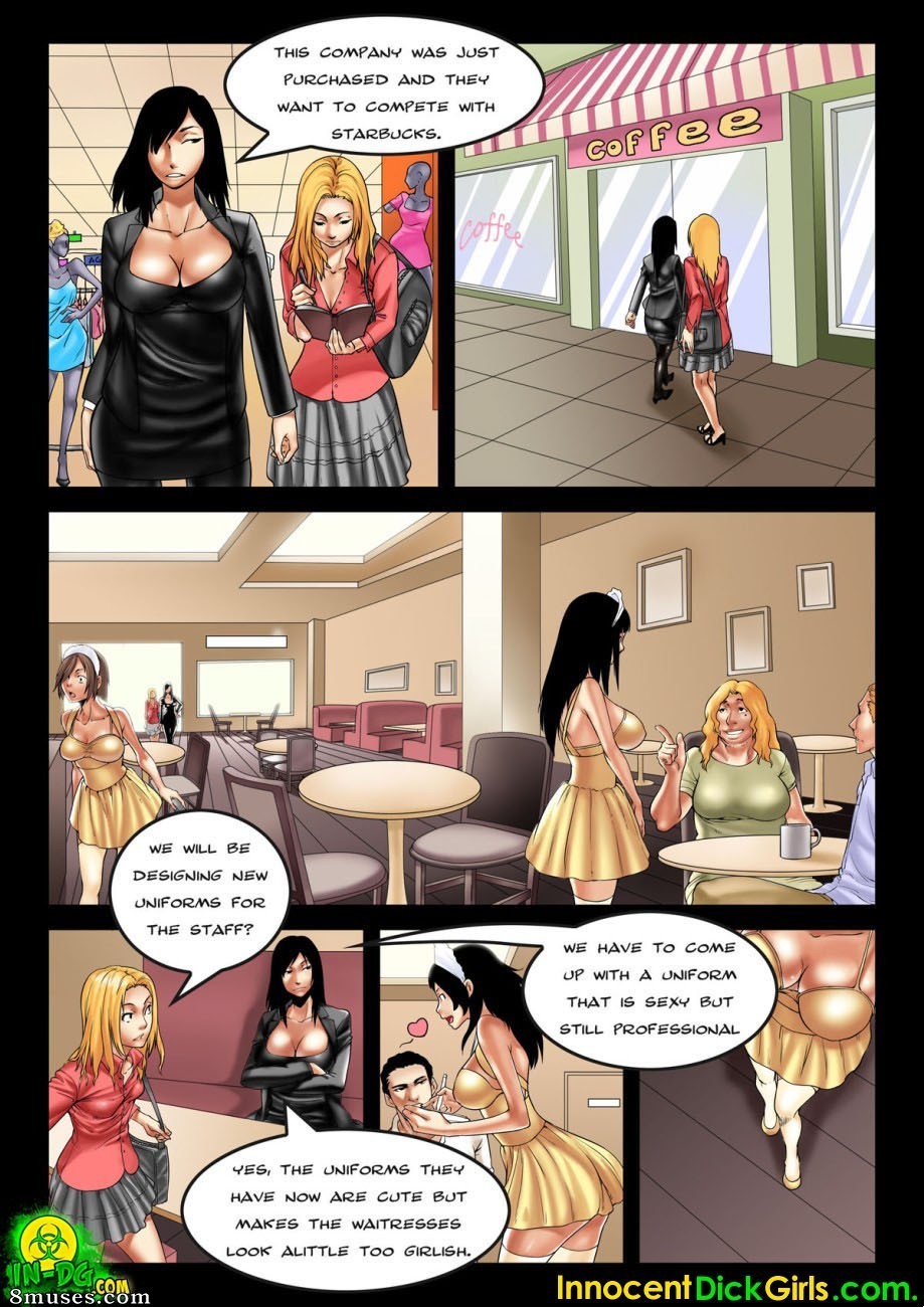 Innocent Dickgirls Comics - As estrelas cocks - Página 3